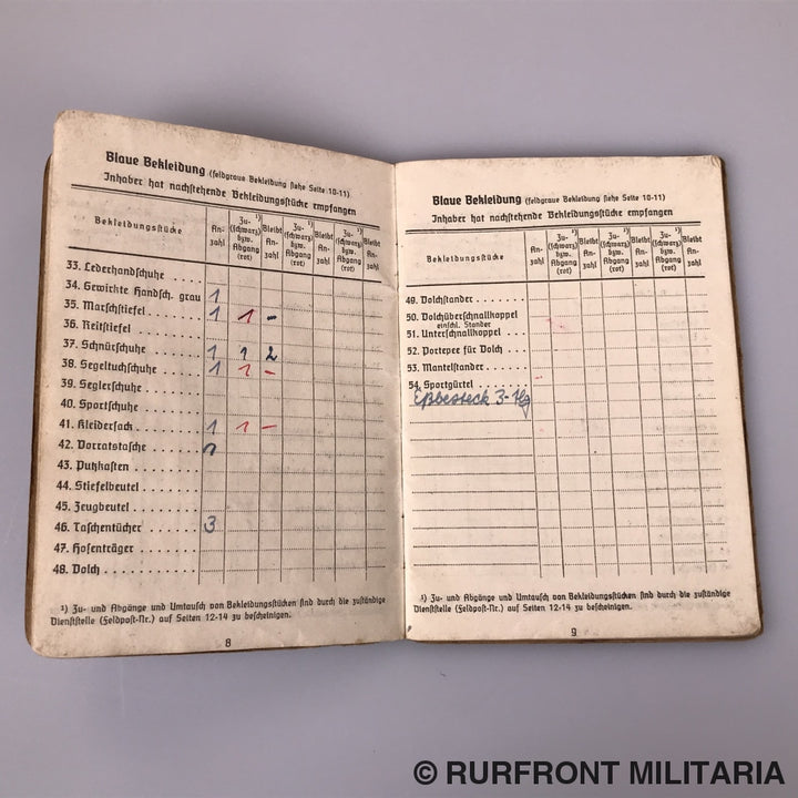 Soldbuch Kriegsmarine