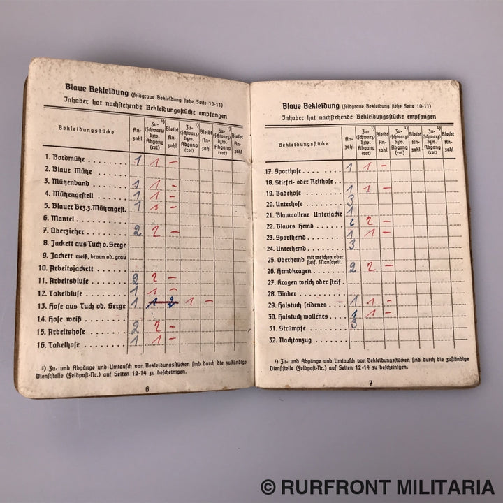 Soldbuch Kriegsmarine
