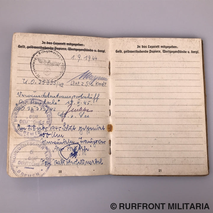 Soldbuch Kriegsmarine