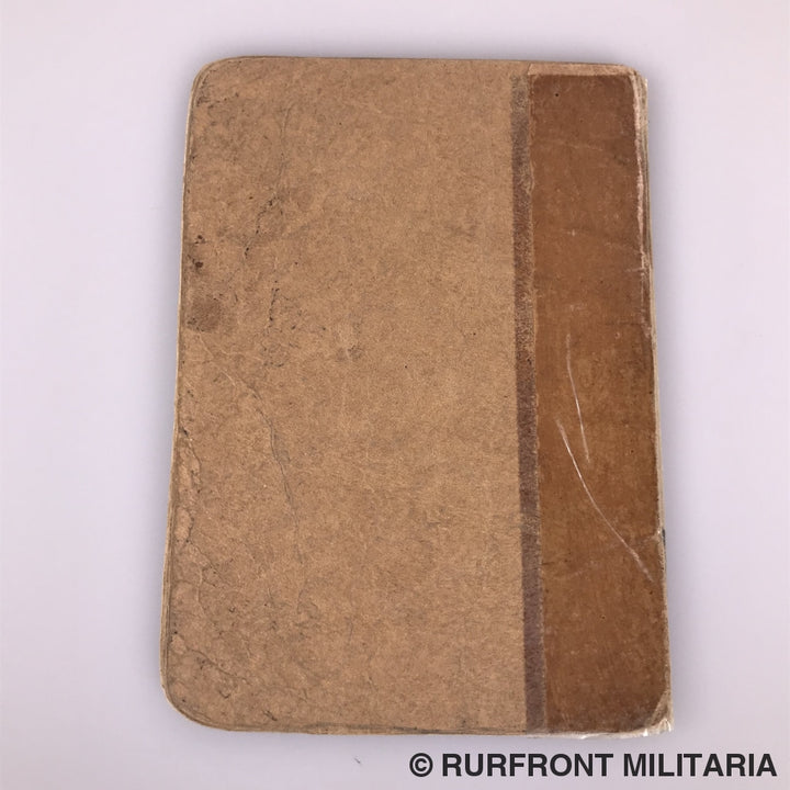 Soldbuch Stabsgefreiter Anton Nowak Luftwaffe Flak