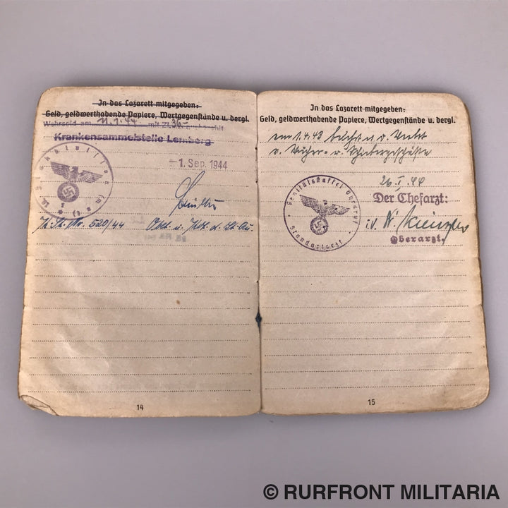 Soldbuch Stabsgefreiter Anton Nowak Luftwaffe Flak