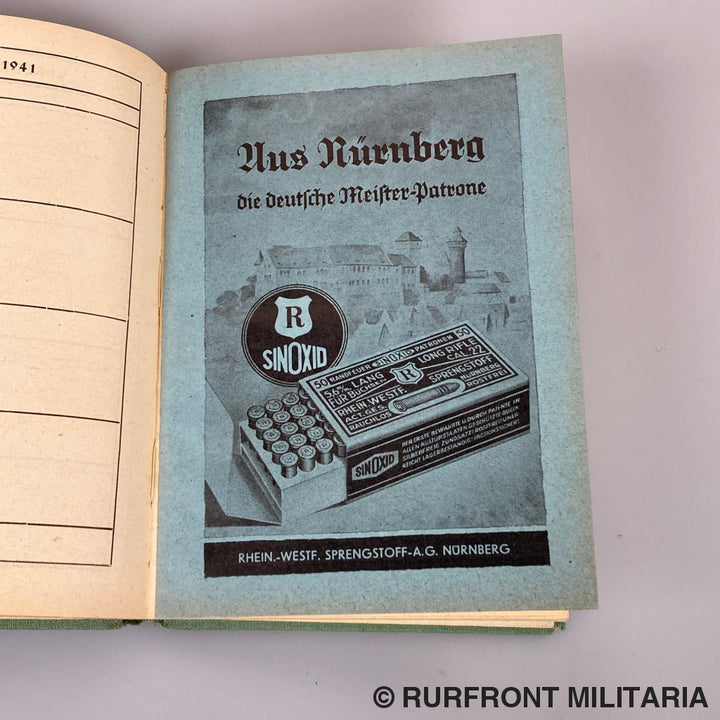 Taschenbuch Für Den Deutschen Schützen 1940