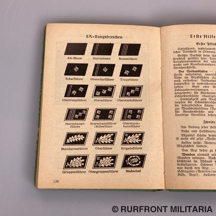 Taschenbuch Für Den Deutschen Schützen 1940