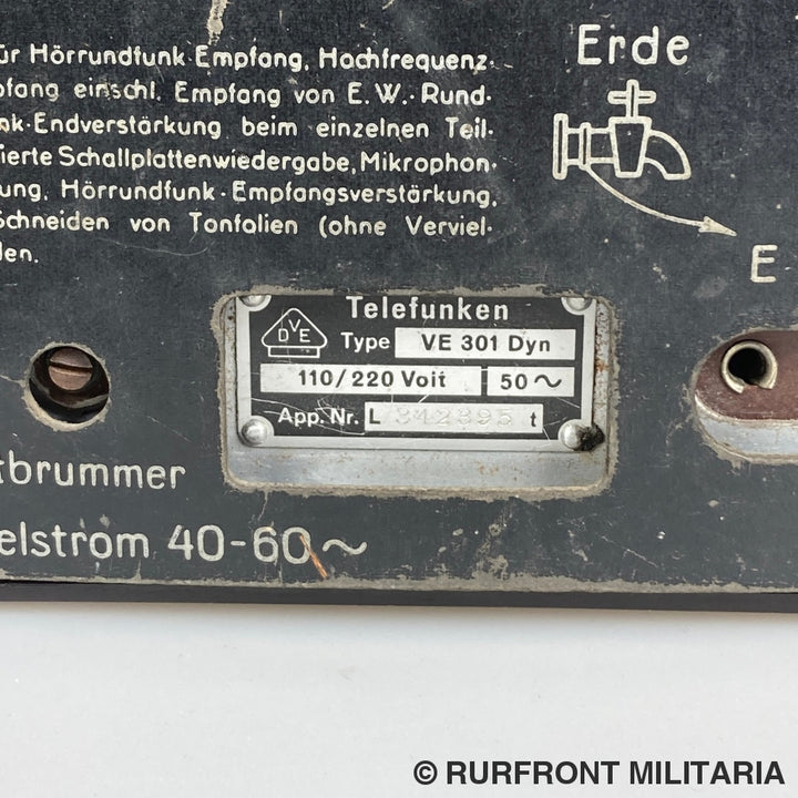 Volksempfänger Ve301 Dyn Telefunken