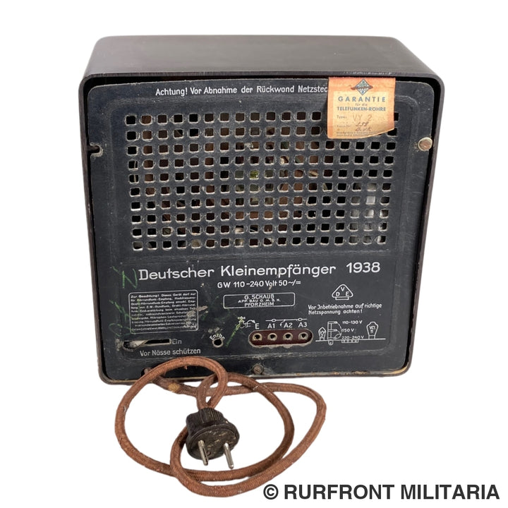 Volksempfanger Dke 38 Goebbels-Schnauze
