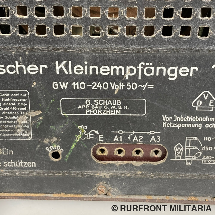 Volksempfanger Dke 38 Goebbels-Schnauze