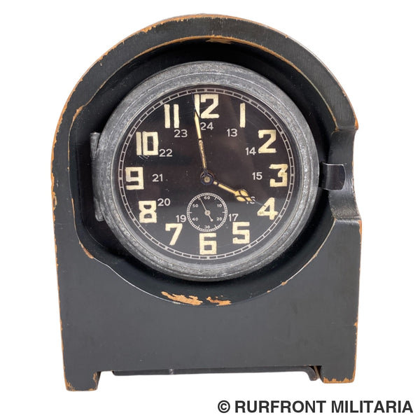 Wehrmacht/heer Funkraumuhr/stationsuhr Kienzle 1942 Wehrmacht/heer Funkraumuhr/stationsuhr Kienzle 1942