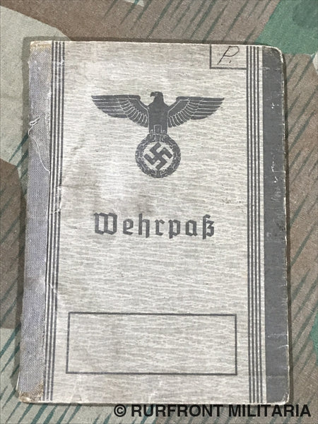Wehrpass Gefreiter Paas Infanterie Regiment 50 Wehrpass Gefreiter Paas Infanterie Regiment 50