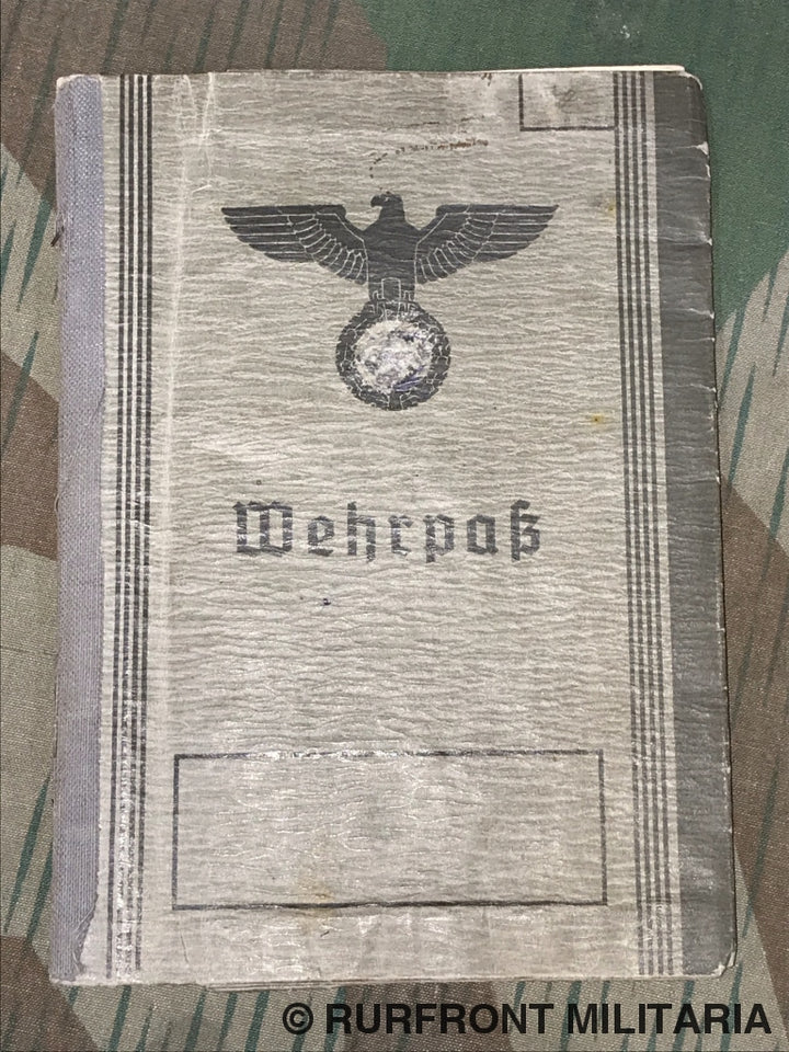 Wehrpass Helmut Dütz Fallschirmjäger Westfront Nederland Reichswald.