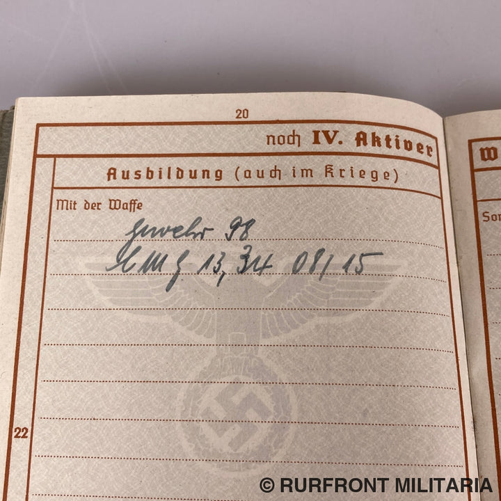 Wehrpass Set Wehrmacht Musiker Heinrich Kaufeld I.r. 420