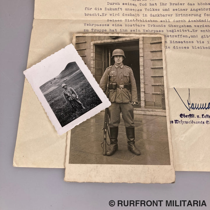 Wehrpass Set Wehrmacht Musiker Heinrich Kaufeld I.r. 420