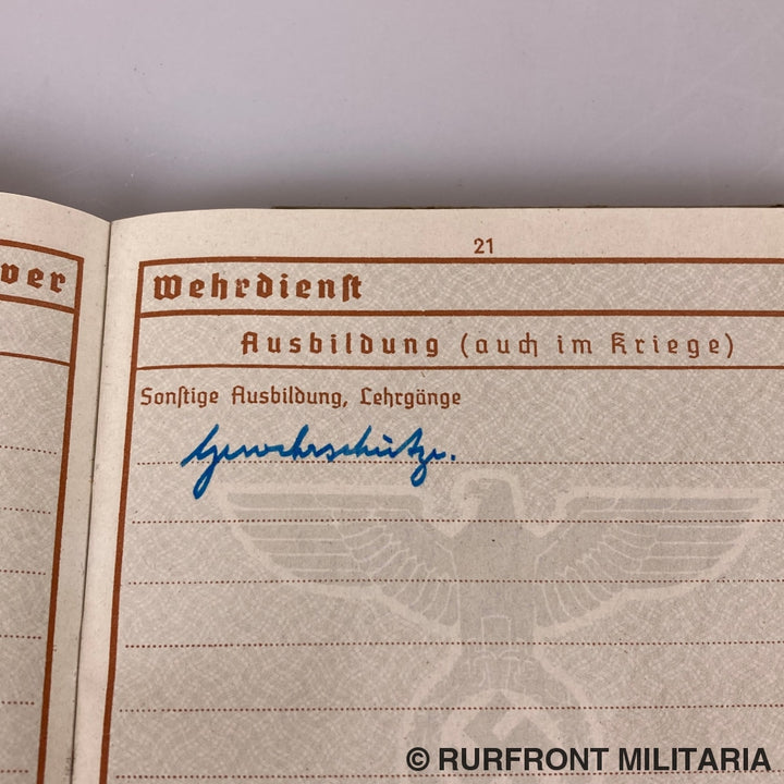 Wehrpass Set Wehrmacht Musiker Heinrich Kaufeld I.r. 420