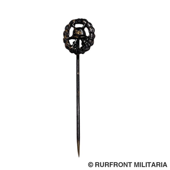 Wo1 Miniatuur Verwundetenabzeichen Schwarz