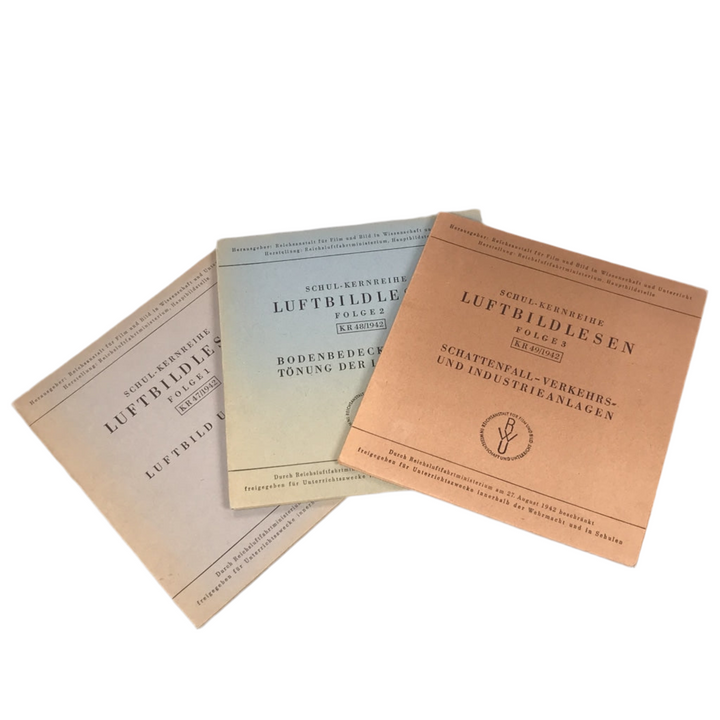 Luftbildlesen 3 volumes issued 1942