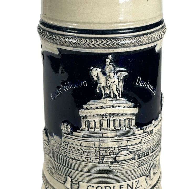 Bierkrug ww1 Kaiser Wilhelm Denkmal Coblenz