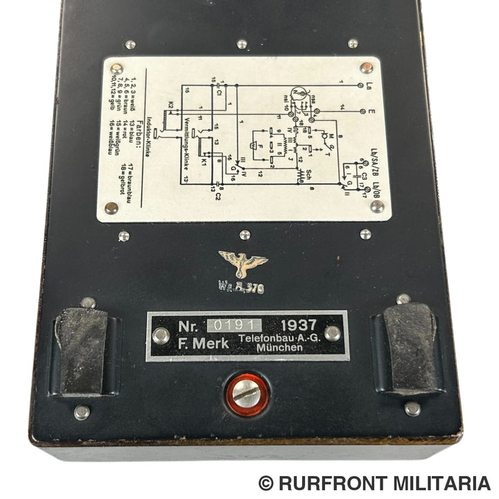 Amtsanschliesser 33 F.merk Telefonbau 1937