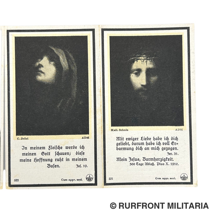 Bidprent gebirgsjäger Wilhelm Mühlbauer KiA 1943 Kuban