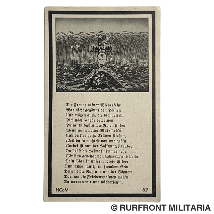 BIDPRENT JOSEF BACHL (SAND) GREN.-REGT. 1944