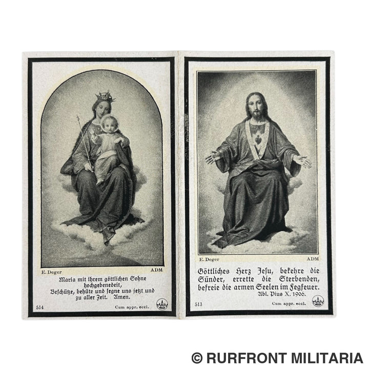 Bidprent Karl Buchner afrikakorps