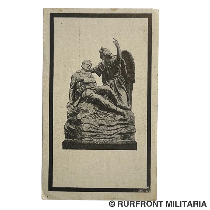 BIDPRENT SOLDAT FRANZ XAVER WITTMANN (BOGEN) FLAK DIED IN HOSPITAL Duisburg 1943