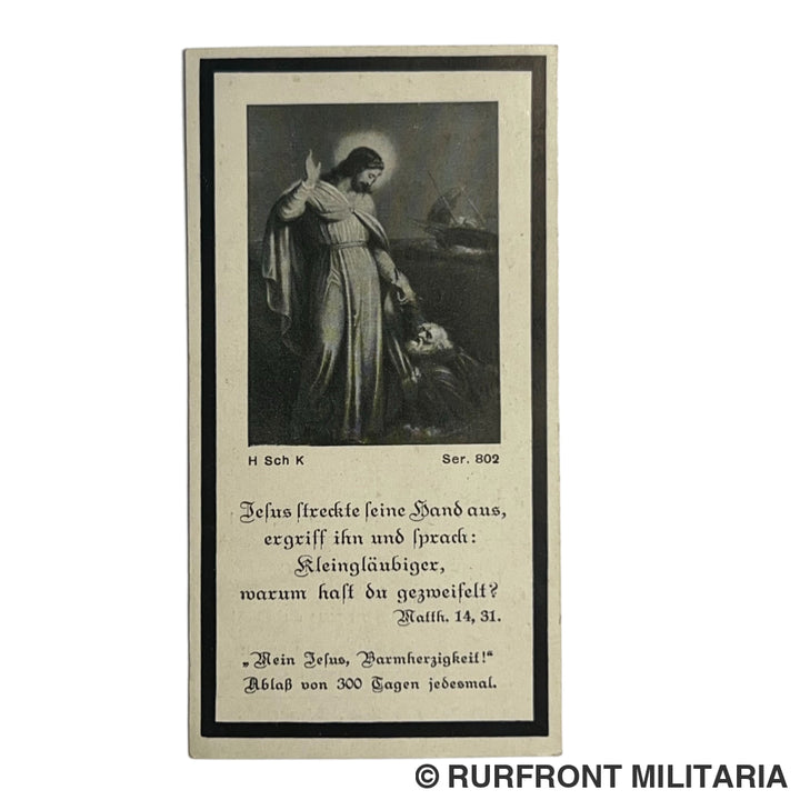 BIDPRENT UNTEROFFIZIER WILHELM KERBL (HASLACH) LUFTWAFFE ACCIDENT 1938
