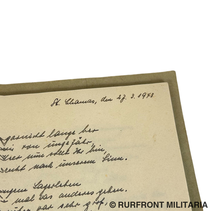 Bierzeitung kameradschaftsabend des Uffz-Korps des 6./569 Saint Chamas/Rivesaltes France 1943.