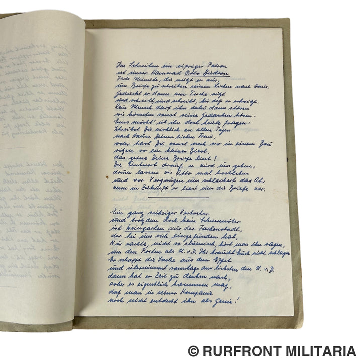 Bierzeitung kameradschaftsabend des Uffz-Korps des 6./569 Saint Chamas/Rivesaltes France 1943.