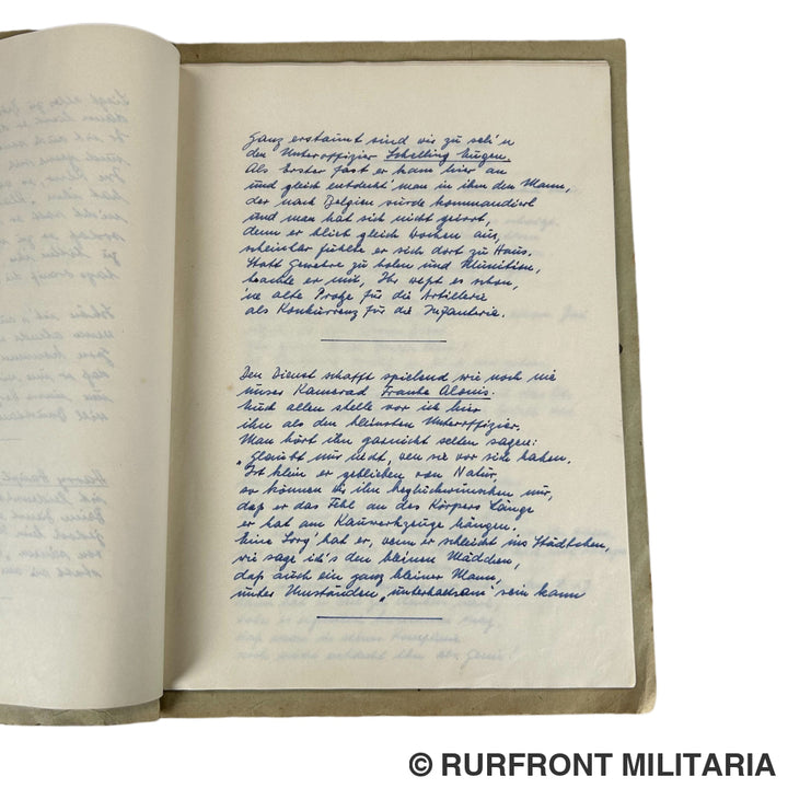 Bierzeitung kameradschaftsabend des Uffz-Korps des 6./569 Saint Chamas/Rivesaltes France 1943.