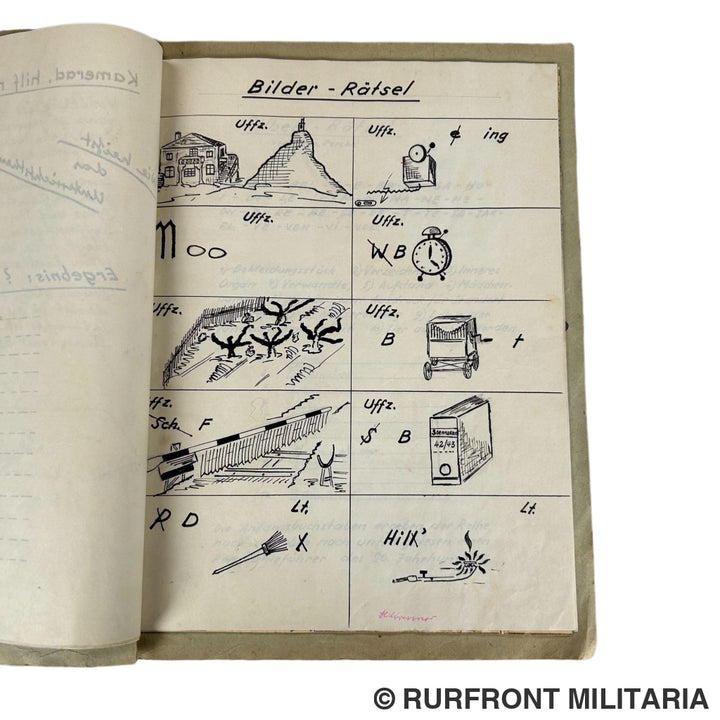 Bierzeitung kameradschaftsabend des Uffz-Korps des 6./569 Saint Chamas/Rivesaltes France 1943.