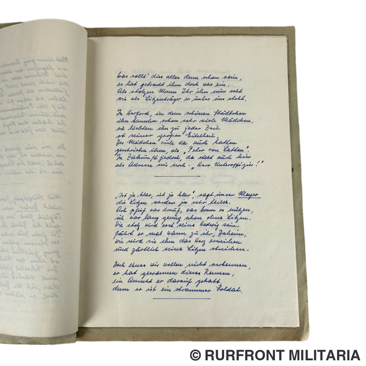 Bierzeitung kameradschaftsabend des Uffz-Korps des 6./569 Saint Chamas/Rivesaltes France 1943.