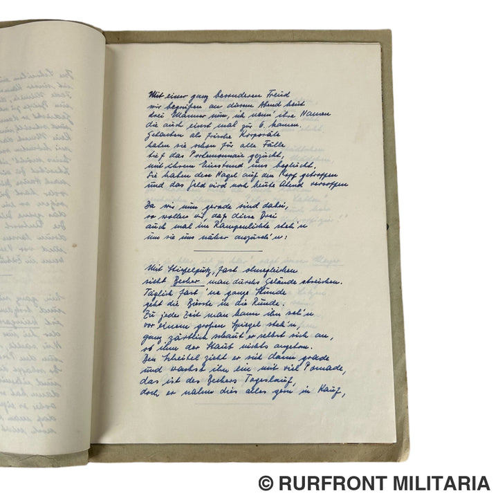 Bierzeitung kameradschaftsabend des Uffz-Korps des 6./569 Saint Chamas/Rivesaltes France 1943.