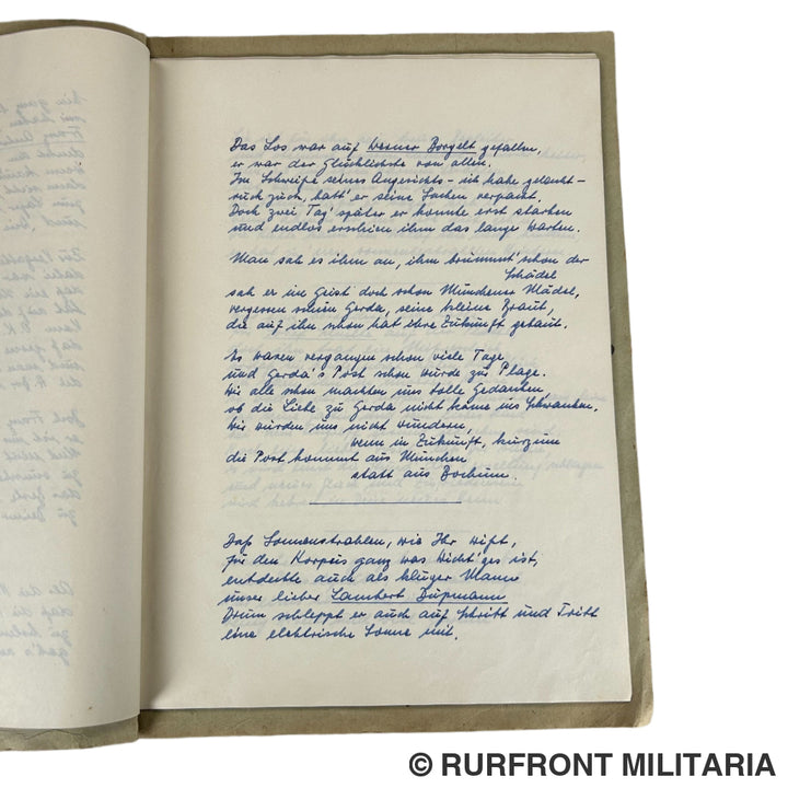 Bierzeitung kameradschaftsabend des Uffz-Korps des 6./569 Saint Chamas/Rivesaltes France 1943.