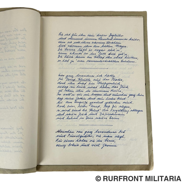 Bierzeitung kameradschaftsabend des Uffz-Korps des 6./569 Saint Chamas/Rivesaltes France 1943.