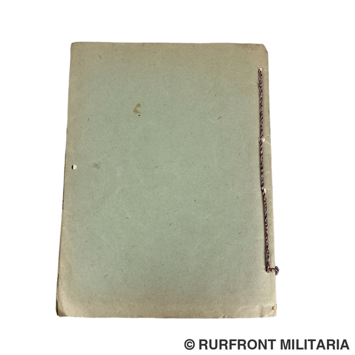 Bierzeitung kameradschaftsabend des Uffz-Korps des 6./569 Saint Chamas/Rivesaltes France 1943.