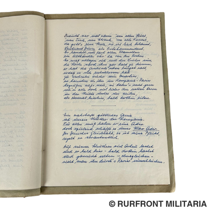 Bierzeitung kameradschaftsabend des Uffz-Korps des 6./569 Saint Chamas/Rivesaltes France 1943.