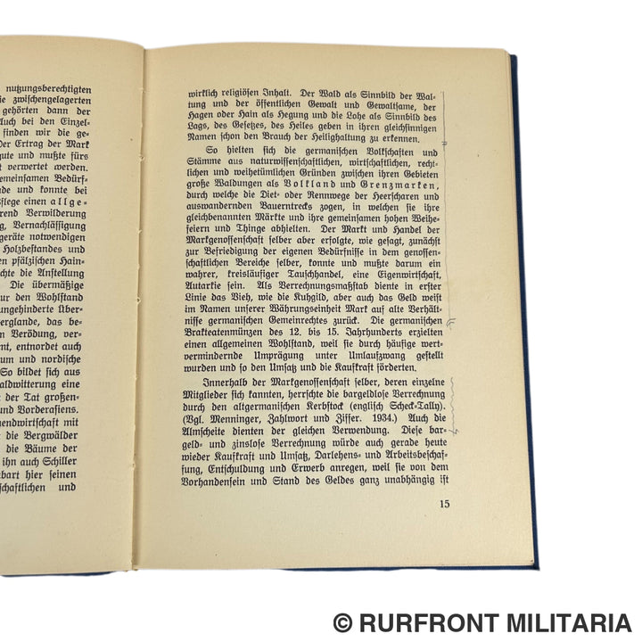 Boek Die Germanische Odal Oder Allod Verfassung 1934