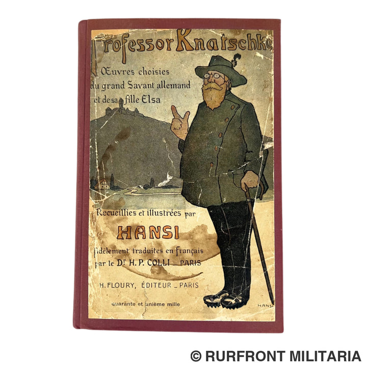Boek ’Professor Knatschké’ – Édition de Luxe op Papier de Chine (1916)