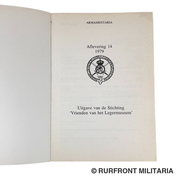 Boekje Aramentaria nr.14 1979 uitgave Stormdolk