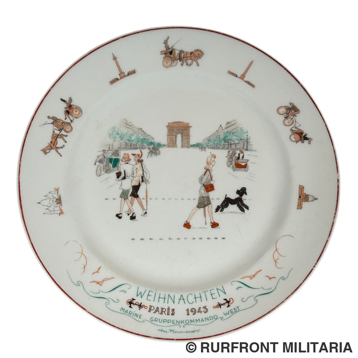 Bord Weihnachten Paris 1943 Marine Sonderkommando West