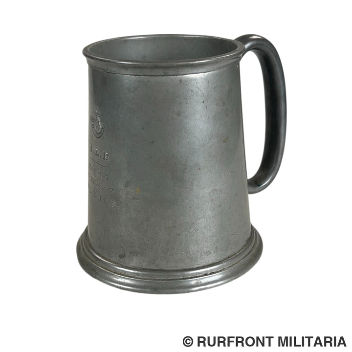 British pewter beer mug 1941