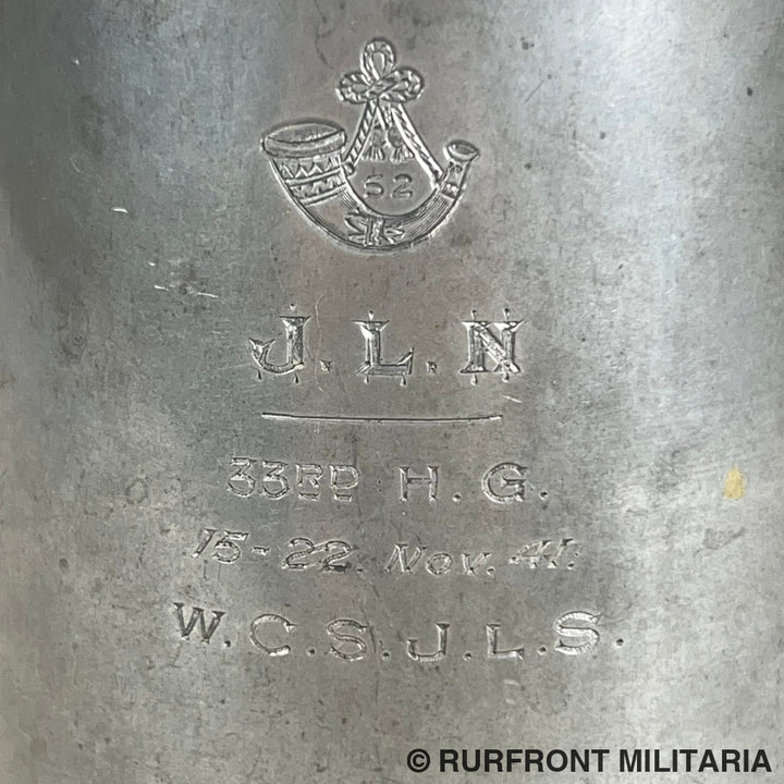 British pewter beer mug 1941