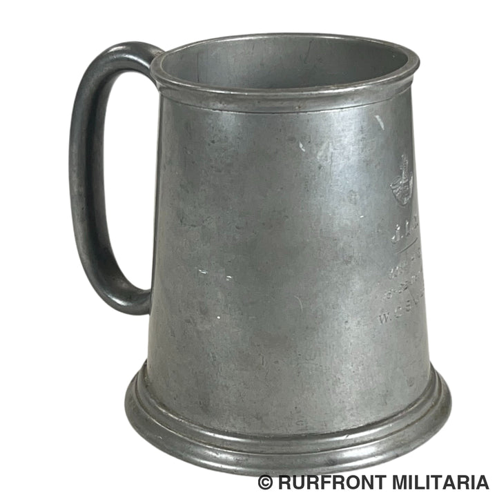 British pewter beer mug 1941