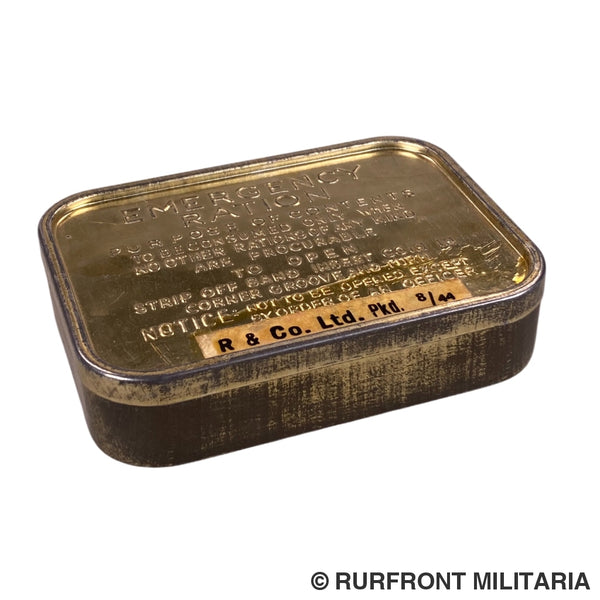 Britse Emergency Ration Tin Ww2