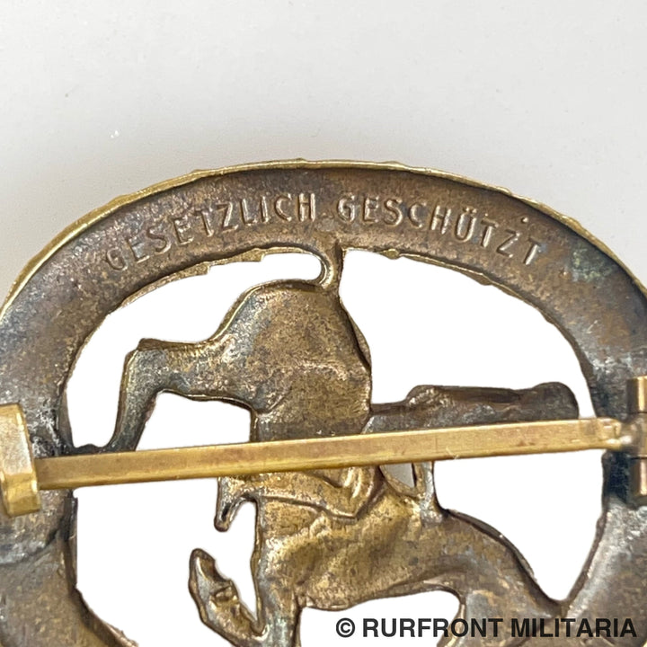 Deutsches Reiterabzeichen in Bronze Lauer