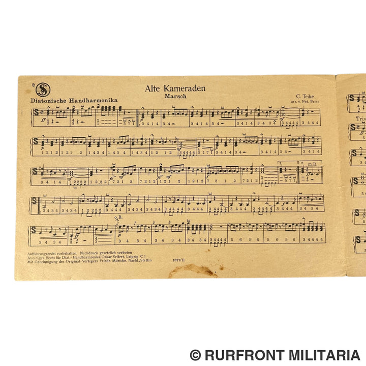 Duits muziekarrangement Alte kameraden 1938