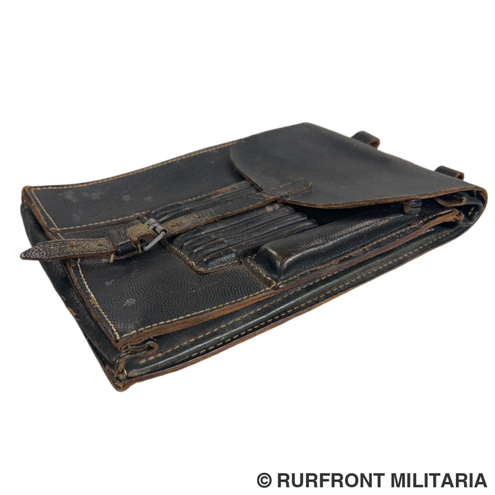 Duitse Wehrmacht m35 Kaartentas zwarte variant.