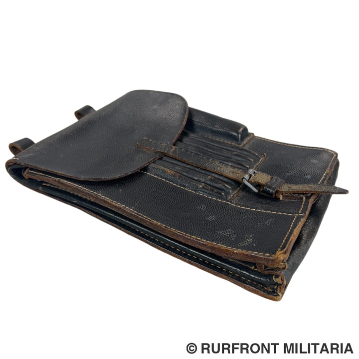 Duitse Wehrmacht m35 Kaartentas zwarte variant.