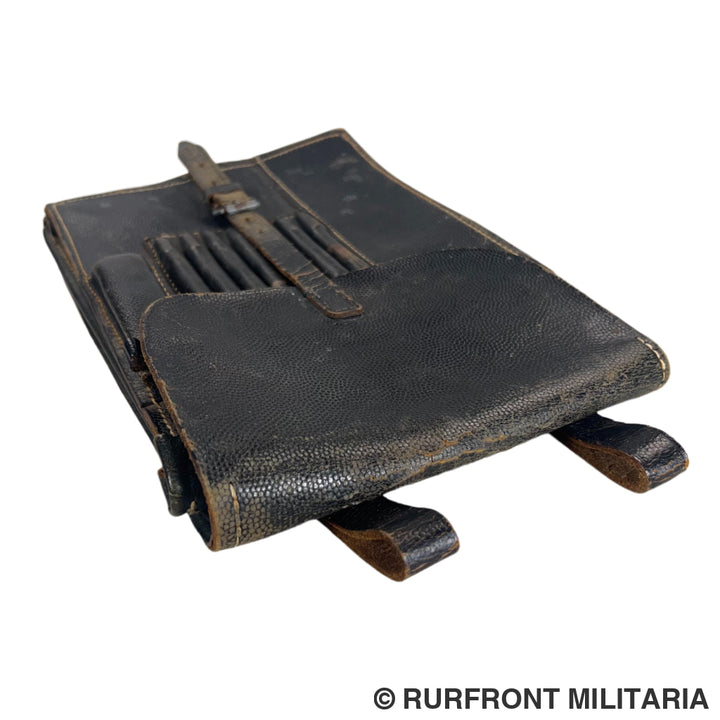 Duitse Wehrmacht m35 Kaartentas zwarte variant.