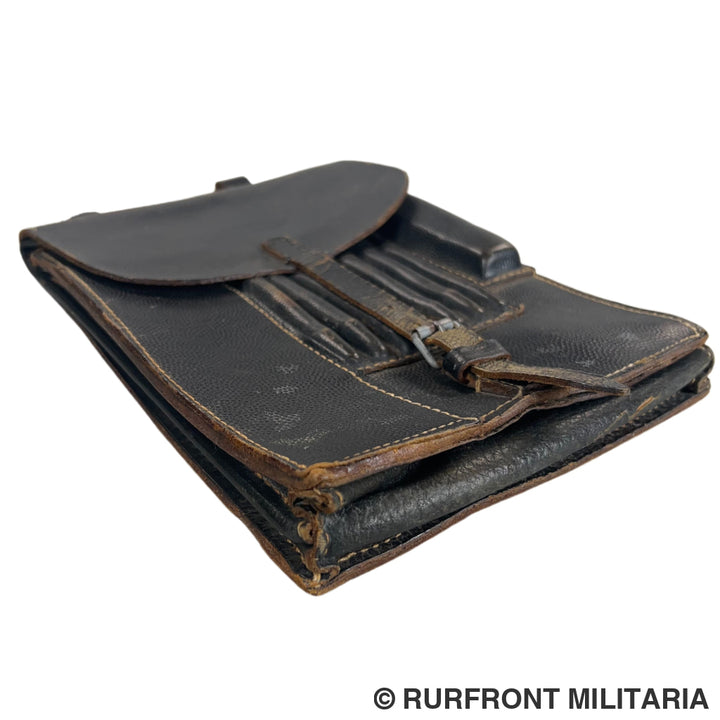 Duitse Wehrmacht m35 Kaartentas zwarte variant.