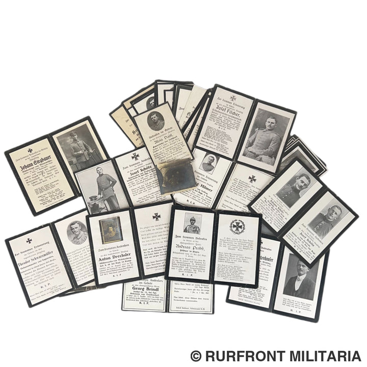 Duitse wo1 bidprentenalbum Westfront France Belgium 100 bidprenten Regio Landkreis Straubing-Bogen.